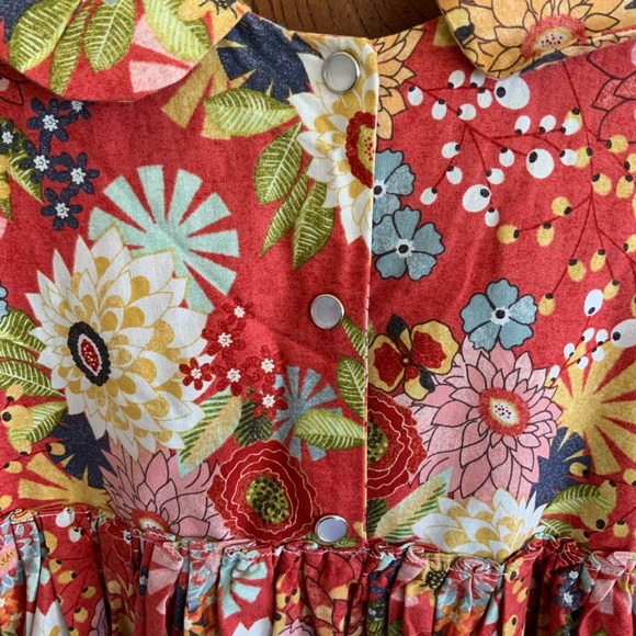 Fleur + Dot Peter Pan Collar Floral Handsewn Dress - Picture 8 of 10